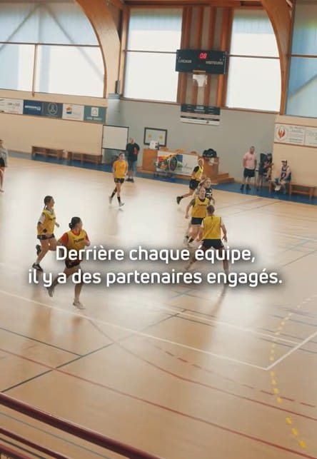 Équipe du Handball Club de Sallanches lors d’un entraînement